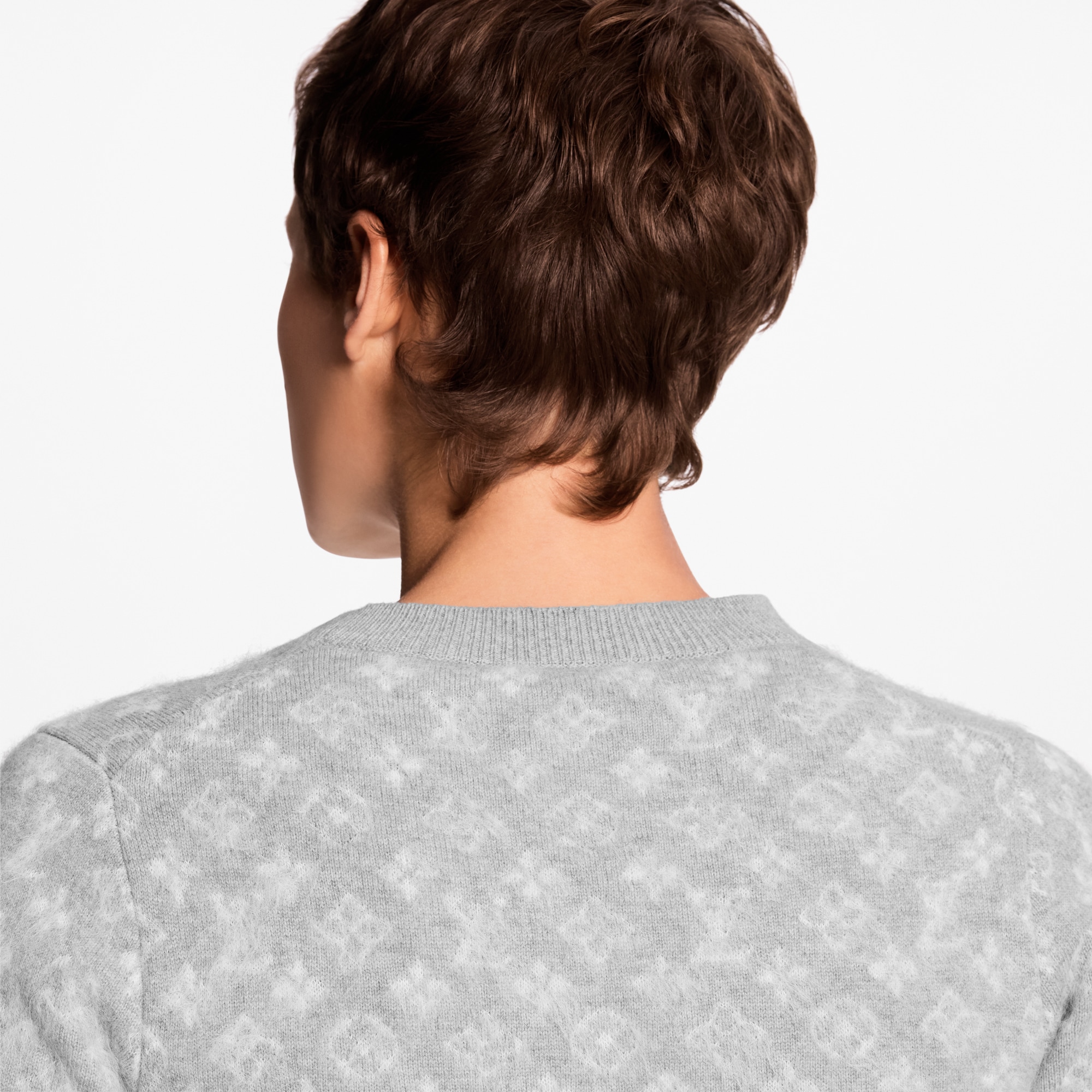 Monogram Brushed Knit Sweater - Men - Discontinued Product | LOUIS
